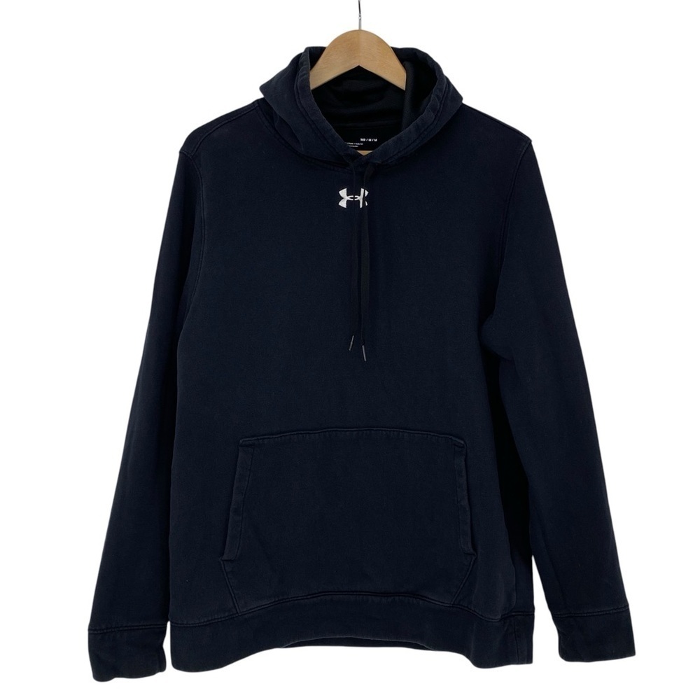 Under Armour Men's Black Sweatshirt Hoodie Size Medium